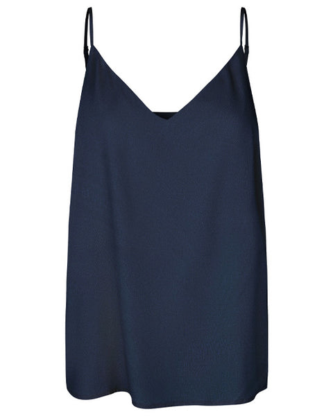Octavie Silk Strap Top Imperial