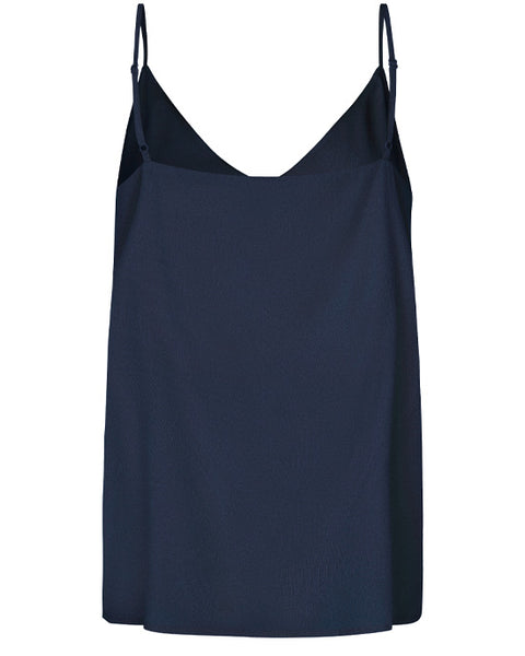 Octavie Silk Strap Top Imperial