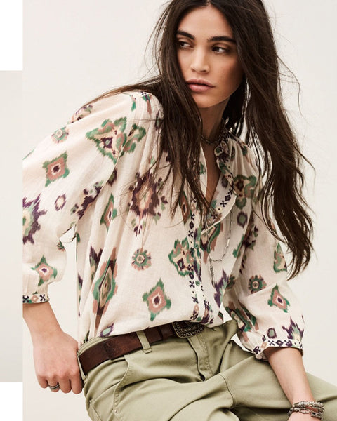 Odelie Blouse Ecru - shopatstocks