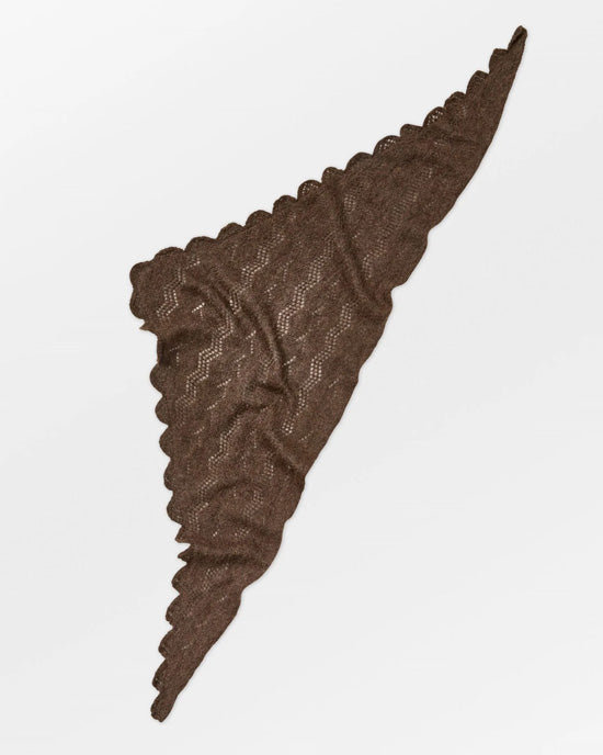 Opany Triangle Scarf Hot Fudge Brown
