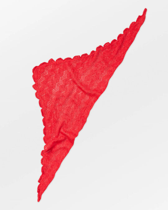Opany Triangle Scarf Salsa Red