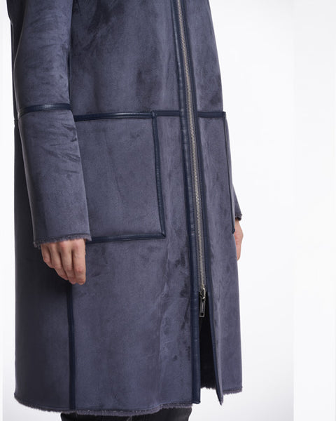 Ova Reversible Coat Night Grey