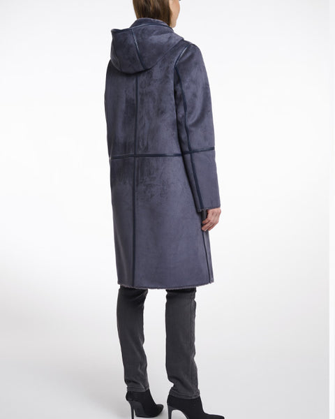 Ova Reversible Coat Night Grey