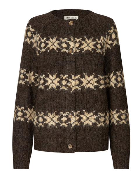 Padova Cardigan Dark Mokka