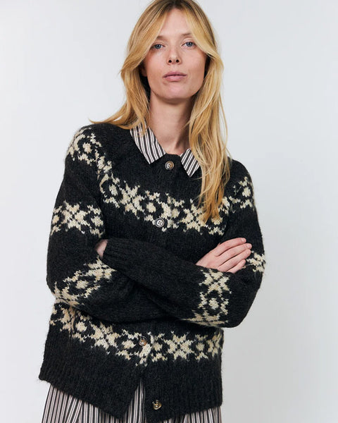 Padova Cardigan Dark Mokka