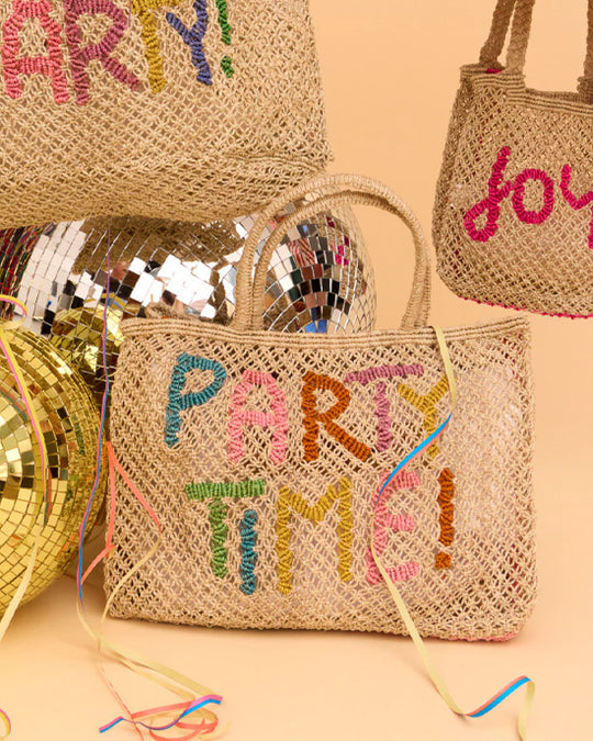 Party Time Jute Bag Small