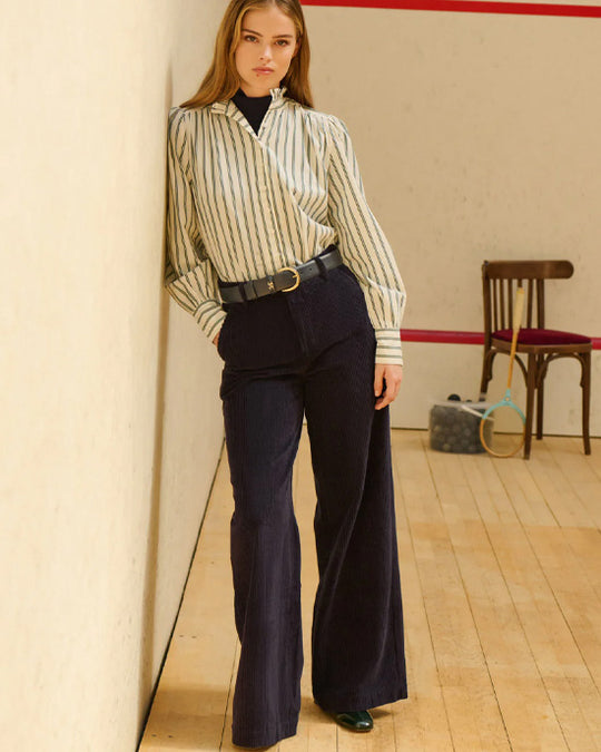 Pedro Cord Trousers Navy
