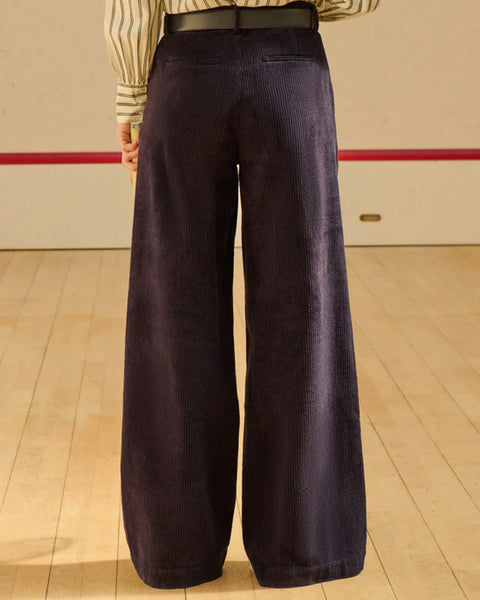 Pedro Cord Trousers Navy