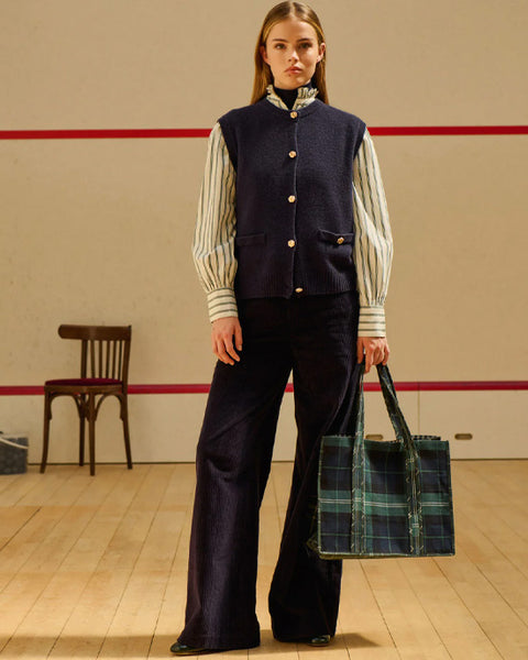Pedro Cord Trousers Navy