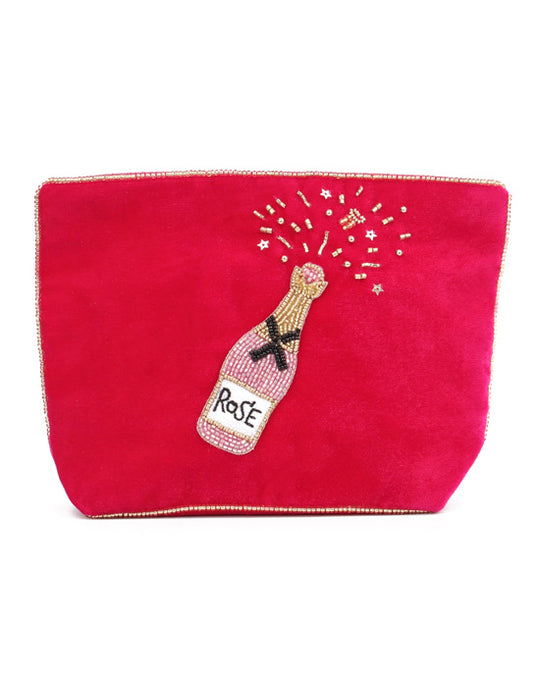 PINK ROSE MEDIUM POUCH