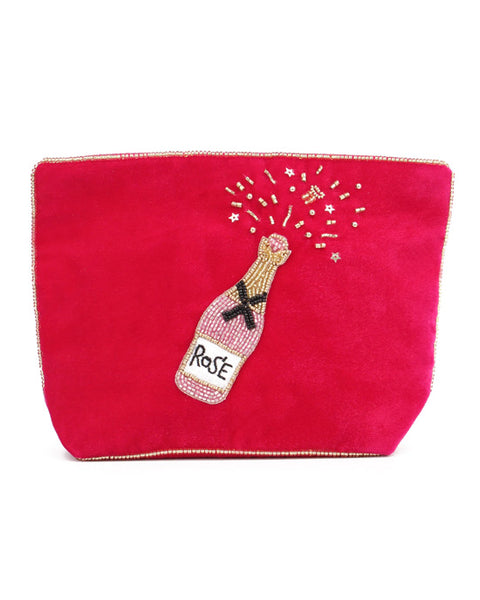 PINK ROSE MEDIUM POUCH