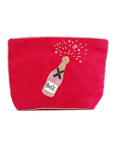 PINK ROSE MEDIUM POUCH