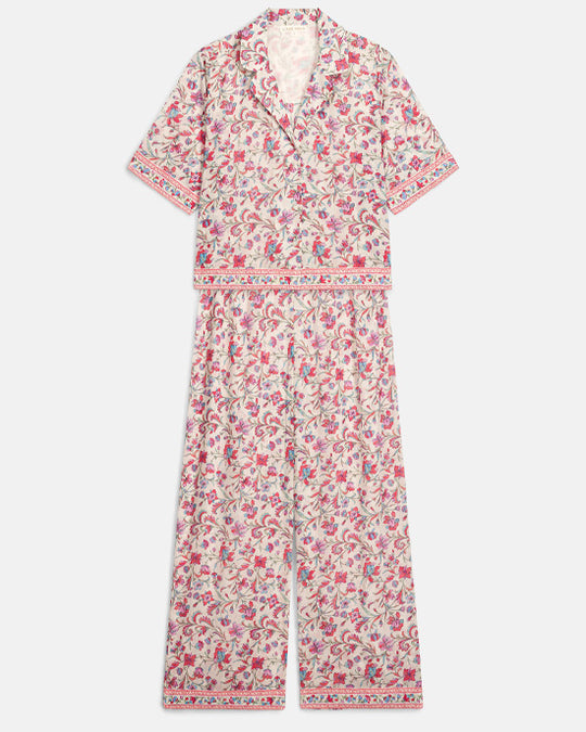 Pyjama Set Louka Cream Floral Haven