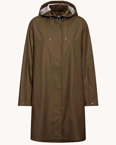 Light A-Line Raincoat Mud