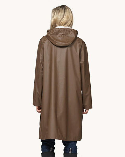 Light A-Line Raincoat Mud