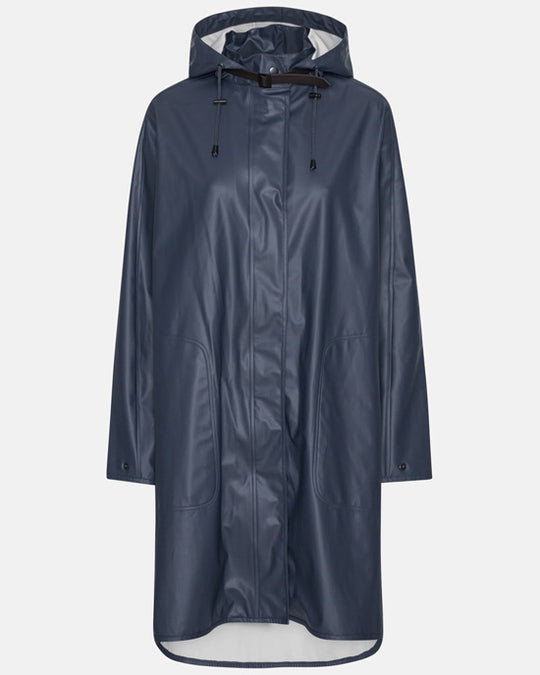 Light A-Line Raincoat Ombre Blue