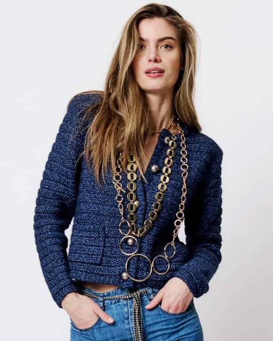 Regina Cardigan Evening blue