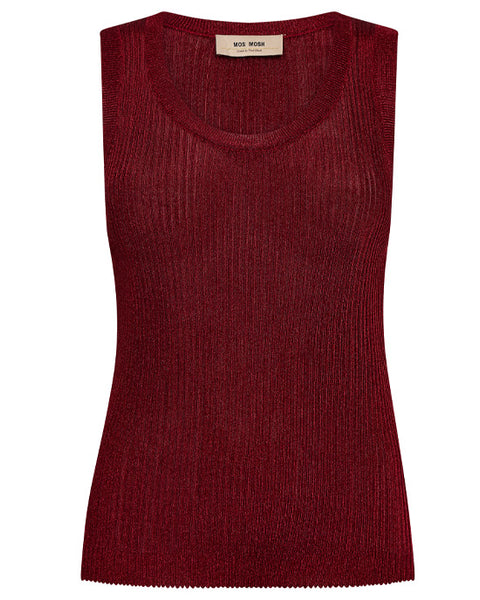 Relena Imanja Knit Tank Top Rhythmic Red