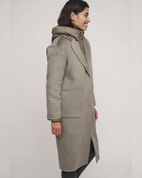 Reni Wool Coat Dark artichoke