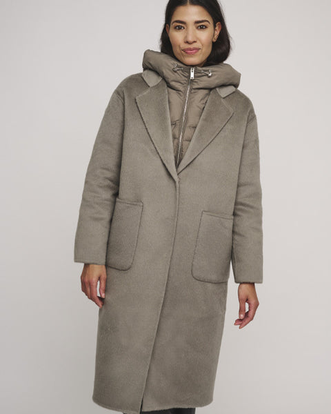 Reni Wool Coat Dark artichoke