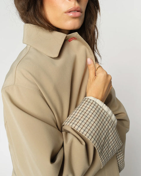 Riko Bora Trenchcoat Twill - shopatstocks