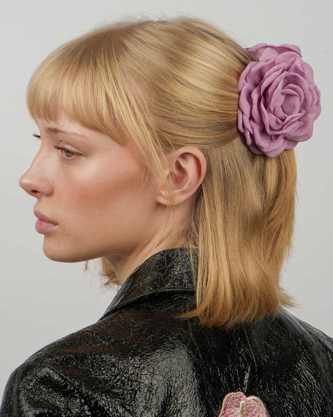 Rosa Hair Claw Dusty Rose