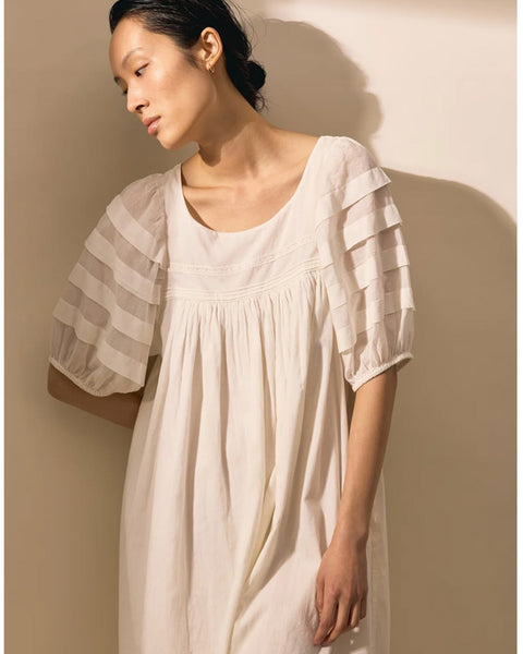 Rosaly Dress White - shopatstocks