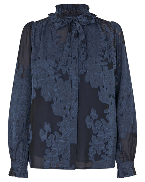 Rosita Blouse Flora Imperial Blue