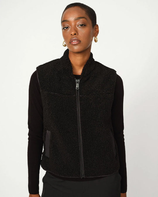 Rowe Teddy Waistcoat Black