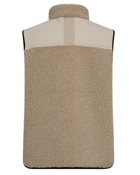 Rowe Eli Teddy Vest Feather Gray
