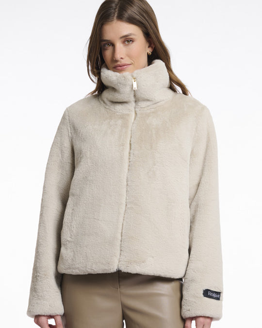 Sallie Faux Faur Jacket Birch