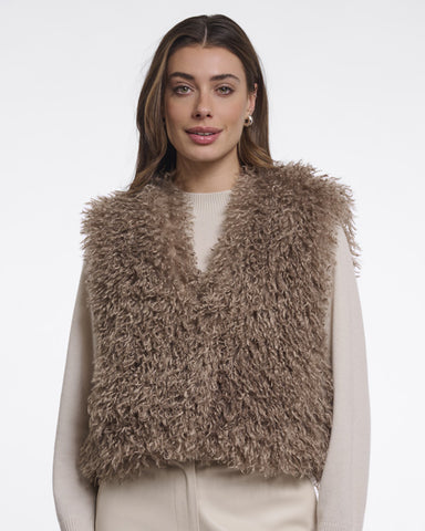 Sensy Gilet Mocha Latte