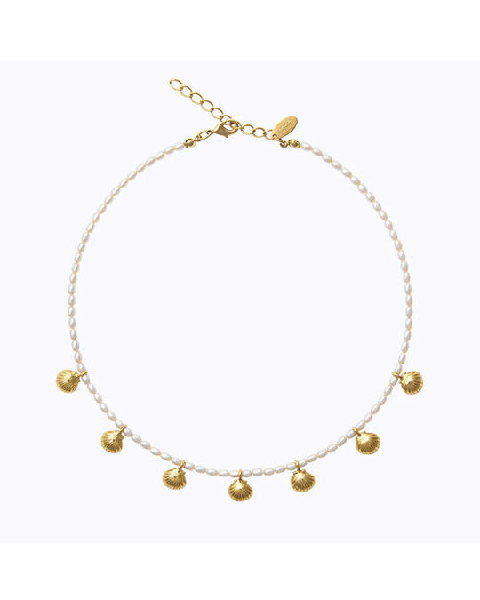 Shell Pearl Choker