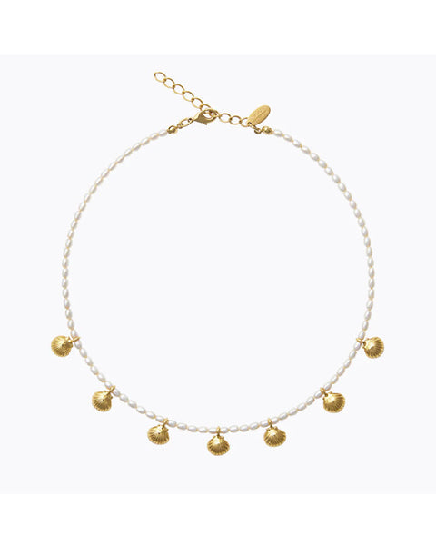 Shell Pearl Choker