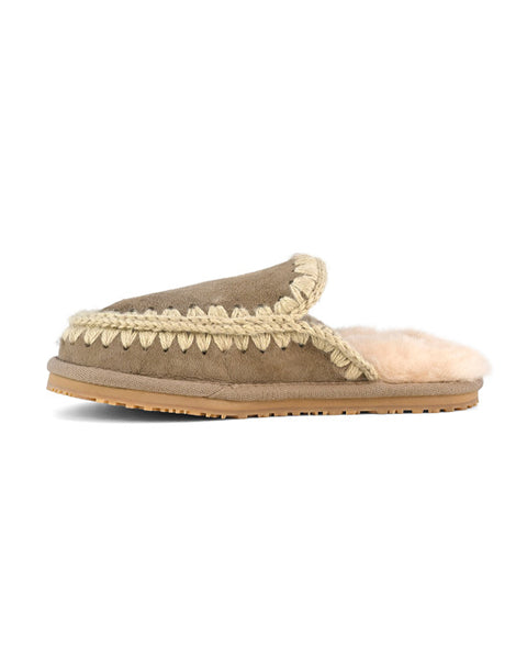 Slipper Eskimo Stitch Elephant Grey