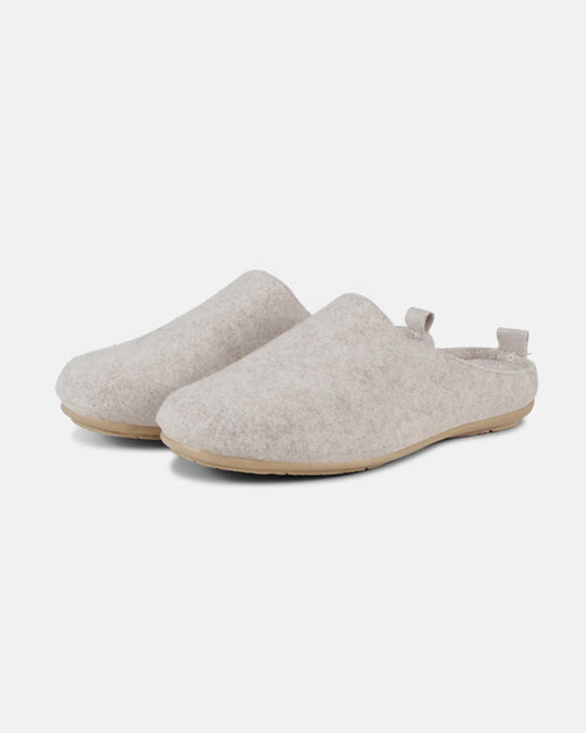 Wool Slip-In Sliders Milk Creme Wheat