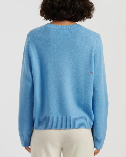 Snoopy on the Slopes Crew Sky Blue