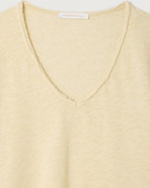 Sonoma V Neck Tee Vanille Vintage