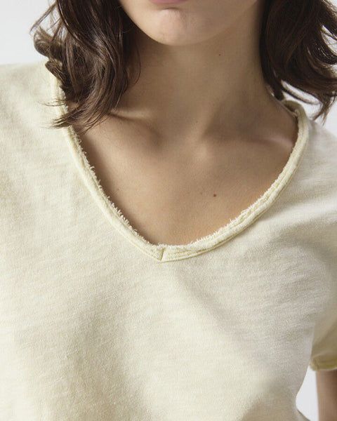 Sonoma V Neck Tee Vanille Vintage