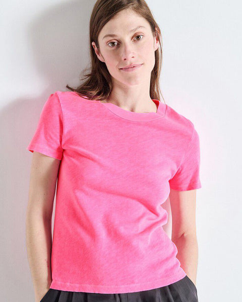 Sonoma Crew Tee Pink Acid Fluo