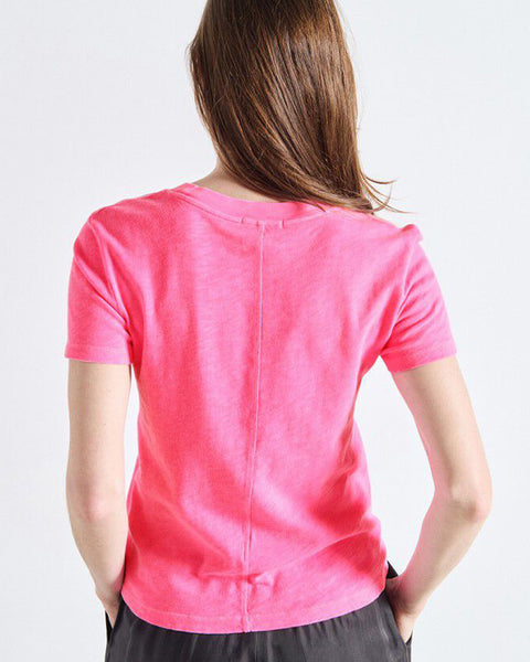 Sonoma Crew Tee Pink Acid Fluo