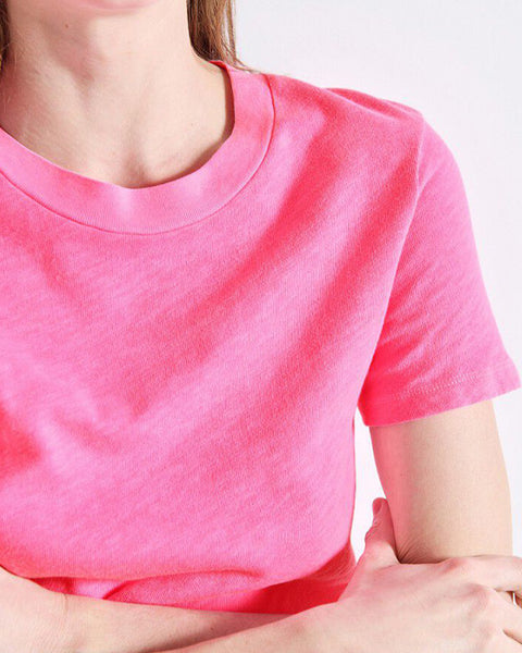 Sonoma Crew Tee Pink Acid Fluo