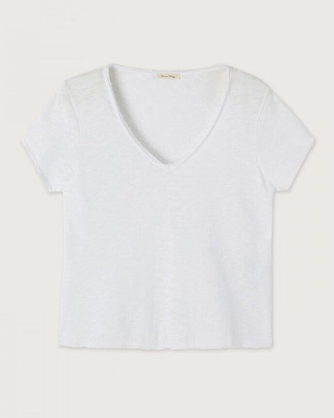Sonoma V Neck Tee White