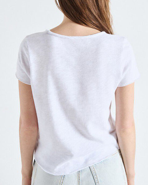 Sonoma V Neck Tee White