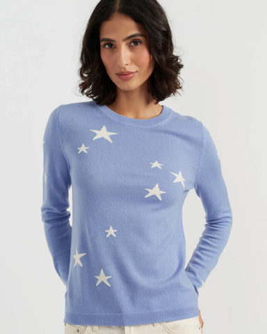 Star Sweater Baby Blue