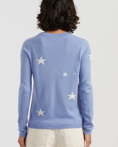 Star Sweater Baby Blue