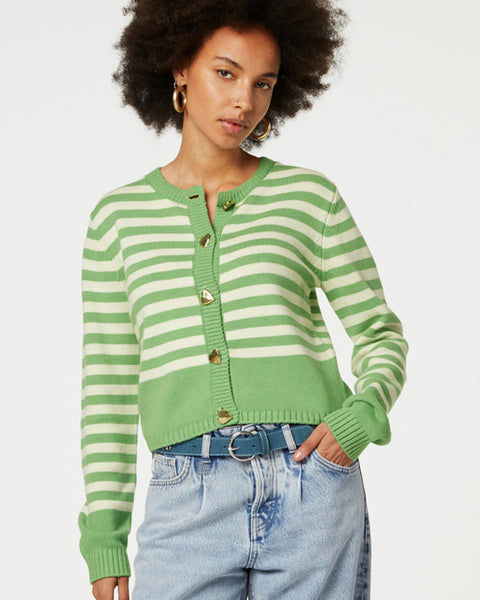 Stine Cardigan Pea Green