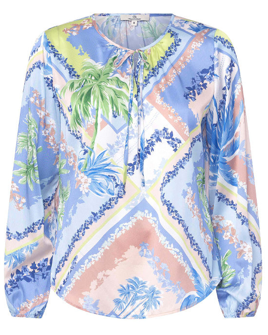 String Shirt Palmier Blue