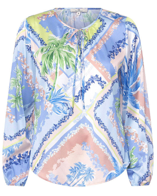 String Shirt Palmier Blue