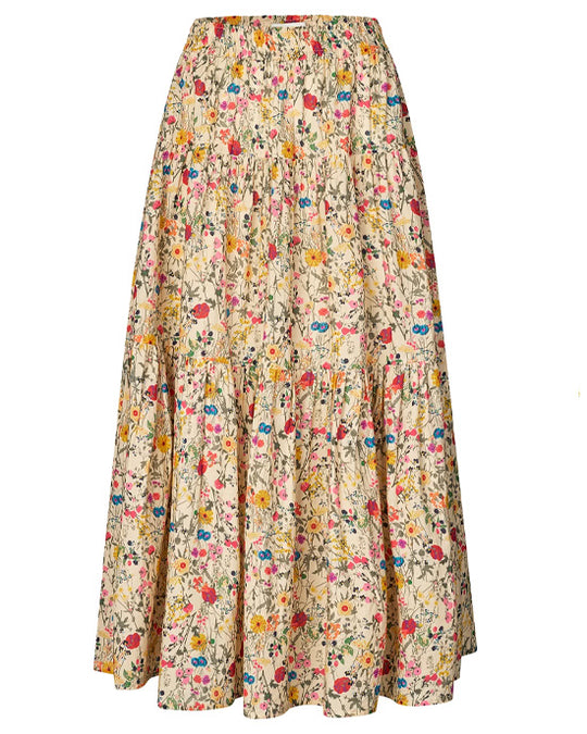 Sunset Skirt Maxi Flower Print